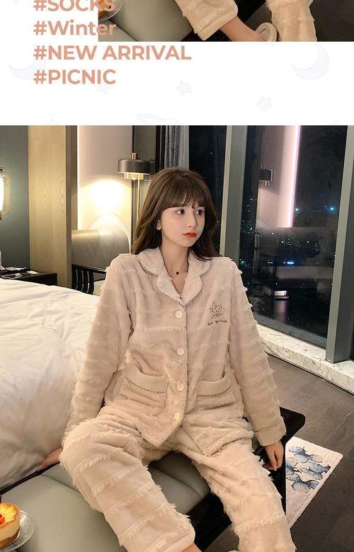 网红睡衣女冬,舒适保暖，时尚潮流新选择