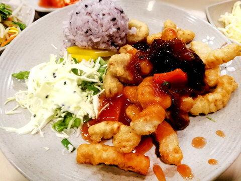 韩式网红菜图片,视觉与味蕾的双重盛宴